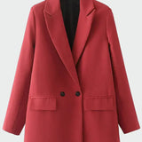 Oversized Coat with Modern Lines
