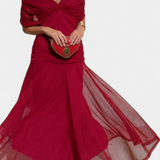Alondra | Long Floral Dress with V-Neck
