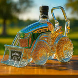 Carafe à whisky en forme de tracteur John Deere