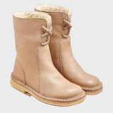 Waterproof Leather Boots for Men with Wool Lining