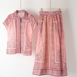 Adele - Bohemian Printed Two-Piece Set