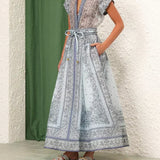 Adele - Bohemian Printed Two-Piece Set