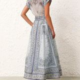 Adele - Bohemian Printed Two-Piece Set