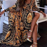 Faye - Printed Boho Dress