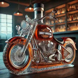 Whisky-Karaffe in Form eines Harley-Davidson Motorrads