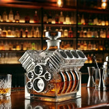 Carafe à Whisky en Forme de Moteur V8