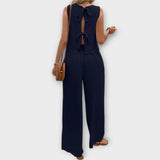 Valéria - Waistcoat with Petals and Trousers