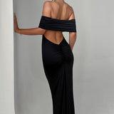 Tindra | Refined Bardot Maxi Dress