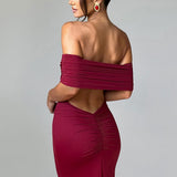 Tindra | Refined Bardot Maxi Dress