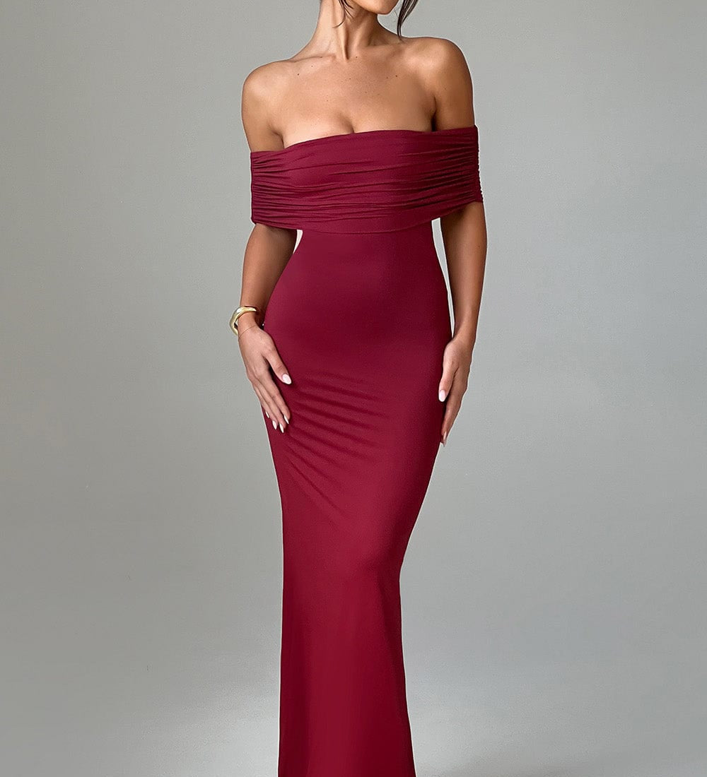 Tindra | Refined Bardot Maxi Dress