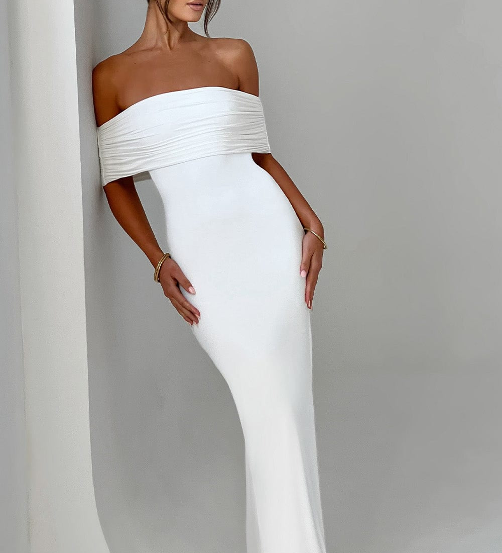 Tindra | Refined Bardot Maxi Dress