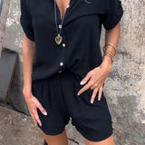 Melda - Airy Buttoned Set