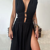Zolla - Textured Split Dress