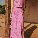 Moema - Pink Lace Set