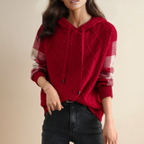 Emily | Hooded Cable Knit Jumper