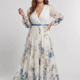 Anaïs | Maxi Floral Dress with Long Sleeves