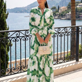 Sophie | Maxi dress with long sleeves and tied waist