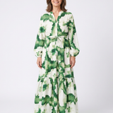 Sophie | Maxi dress with long sleeves and tied waist