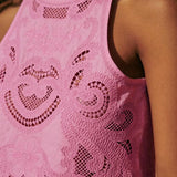 Moema - Pink Lace Set