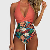 Florence | Elegant Deep V Swimsuit
