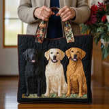 Handgefertigte Tasche - Drei Labradors