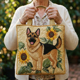 Sac Artisanal - Deutscher Schäferhund Floral
