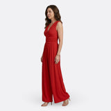 Leonor - Chic Sleeveless Jumpsuit with Wide Legs