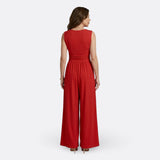 Leonor - Chic Sleeveless Jumpsuit with Wide Legs