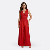 Leonor - Chic Sleeveless Jumpsuit with Wide Legs