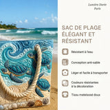 Sac de Plage Fait à la Main | Patchwork Marin