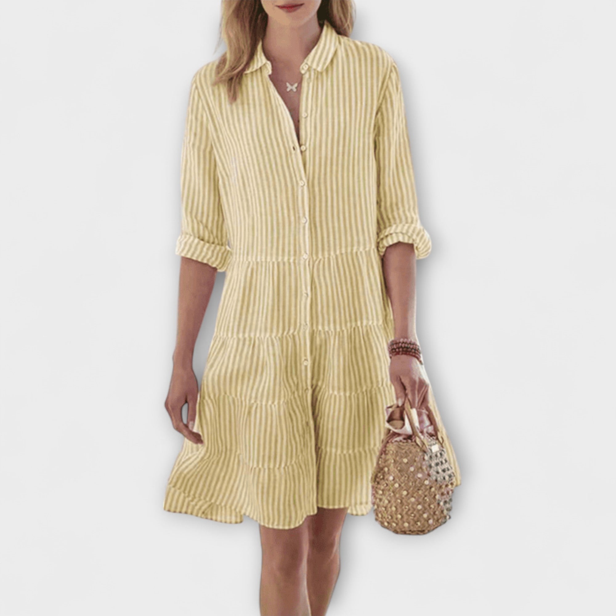 Nadie - Striped Airy Dress