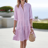 LOLITA | AIRY COASTAL STRIPED DRESS