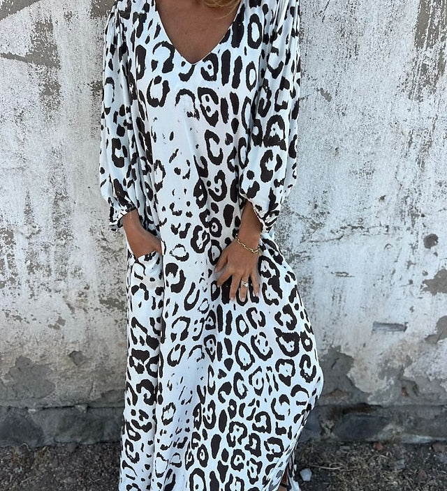 Jessa - Leopard Maxi Dress