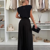 Marian - Elegant Pleated Ensemble