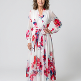 Manon | Floral Maxi Dress with Long Sleeves