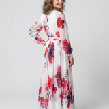 Manon | Floral Maxi Dress with Long Sleeves