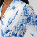 Manon | Floral Maxi Dress with Long Sleeves