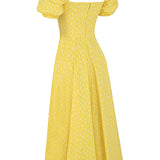 Aviana - Puff Sleeve Bloom Dress