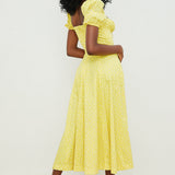 Aviana - Puff Sleeve Bloom Dress