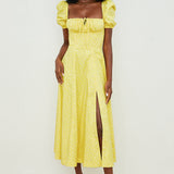 Aviana - Puff Sleeve Bloom Dress
