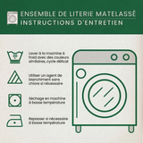 3-teiliges gestepptes Bettset - Winterwunder
