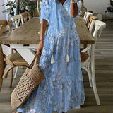 LUNA | EFFORTLESS BOHO STYLE MIDI DRESS