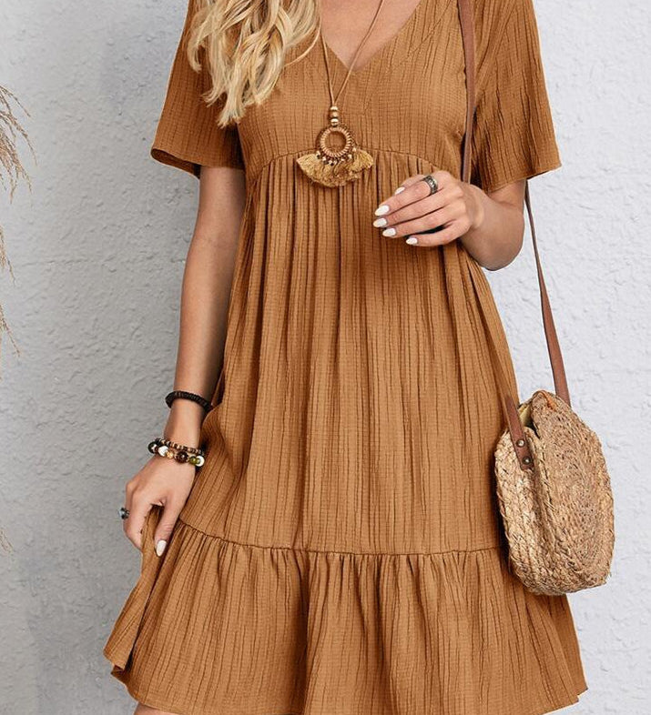 Enora - Elegant dress that enhances the belly
