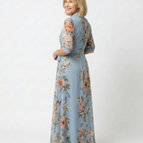 Laure | Floral Wrap Maxi Dress