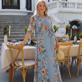 Laure | Floral Wrap Maxi Dress