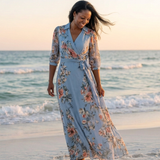 Laure | Floral Wrap Maxi Dress