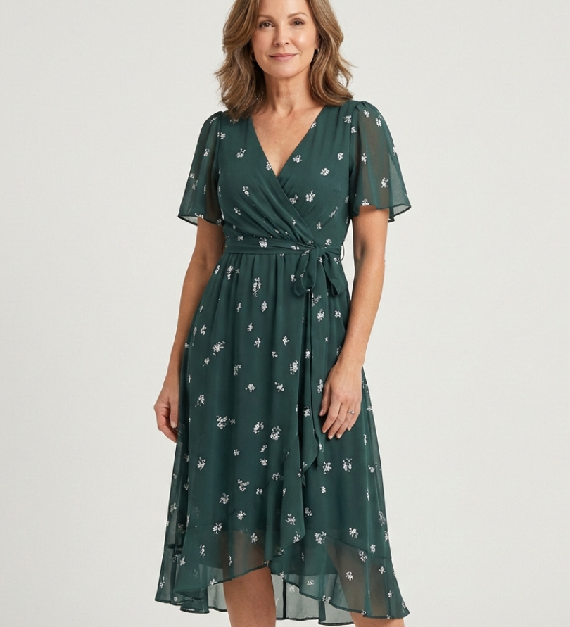 Chloé | Midi Dress with Abstract Pattern