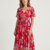 Chloé | Midi Dress with Abstract Pattern