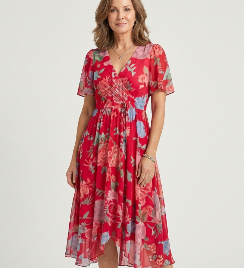 Chloé | Midi Dress with Abstract Pattern