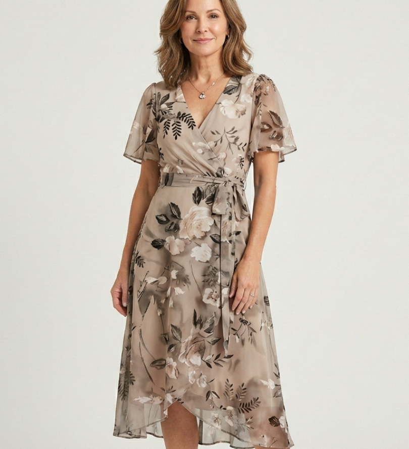 Chloé | Midi Dress with Abstract Pattern